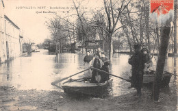 94 JOINVILLE LE PONT INONDATION 1910 QUAI BEAUBOURG - Joinville Le Pont