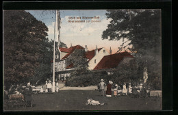 AK Oberneuland Bei Bremen, Gasthaus Höpkens Ruh, Gartenansicht Mit Gästen  - Bremen