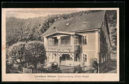 AK Schwarzburg /Thür. Wald, Hotel Landhaus Böttner Mit Garten  - Other & Unclassified