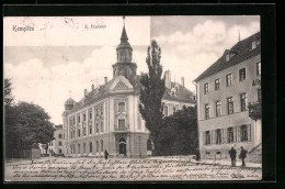 AK Kempten, Strassenpartie Am Postamt  - Kempten