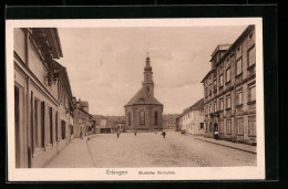 AK Erlangen, Altstädter Kirchplatz Mit Kirche  - Erlangen