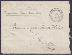 L. En Franchise Militaire (S.M.) Càd NEUFCHATEAU /26 VIII 1939 (Mobilisation !) Pour BRANCHON Boneffe - Griffe "REGIMENT - Guerre 40-45 (Lettres & Documents)