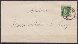 L. Affr. N°30 Càd BINCHE /14 NOV 1876 Pour SIVRY (au Dos: Càd Arrivée SIVRY) - 1869-1883 Leopoldo II