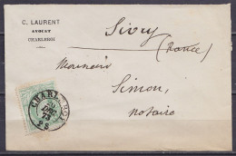 LSC (sans Contenu) Affr. N°30 Càd CHARLEROY /20 DEC 1873 Pour SIVRY Rance (au Dos: Càd Arrivée SIVRY) - 1869-1883 Leopold II.