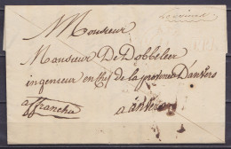 L. Datée 14 Octobre 1835 De LESSINES Càd ATH /11 OCT 1835 Pour ANVERS - [P.P.] Man. "Lessines" & "affranchie" (au Dos: C - 1830-1849 (Unabhängiges Belgien)
