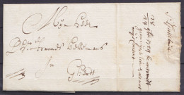 L. Datée 29 Novembre 1724 De GHENDT Pour E/V (Gand Gent) - 1714-1794 (Oostenrijkse Nederlanden)