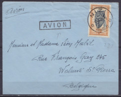 Congo Belge - L. Par Avion Affr. N°291 Càd NIZI /-7-3-1949 Pour WOLUWE-ST-PIERRE - Griffe [AVION] - Briefe U. Dokumente