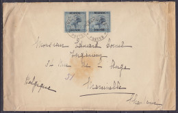 Ruanda Urundi - L. Affr. Paire N°75 Càd USUMBURA /12.2.1932 Pour Marcinelle Charleroi - Voir Scans - Cartas & Documentos