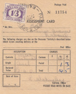 Australien: 1965: Assessment Card Papua - Other & Unclassified