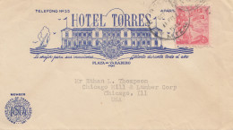 1949: Hotel Torres To Chicago - Autres & Non Classés