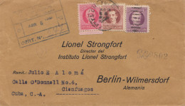 1933: Registered Letter To Strongfort In Berlin - Otros & Sin Clasificación