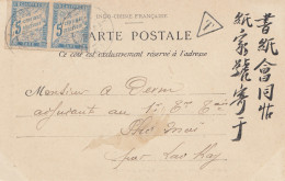 French Colonies: Indo-chine 1905: Post Card Hanoi Tokin - Briefe U. Dokumente