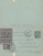 French Colonies: 1902 Carte Postale To Rostock - Tunisie (1956-...)