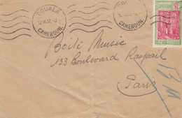 French Colonies: Cameroun: Douala 1937 To Paris - Cameroon (1960-...)