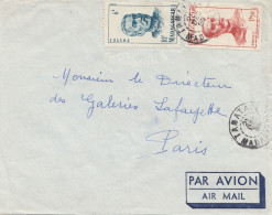 French Colonies: Madagascar 1950: Air Mail To Paris - Madagaskar (1960-...)