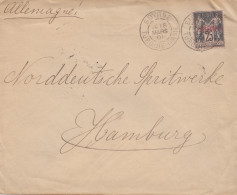 French Colonies: Turk D'asie 1901: Smyrne To Hamburg - Other & Unclassified