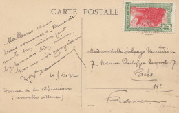 French Colonies Madagascar 1932: Post Card Tananarive - Madagaskar (1960-...)