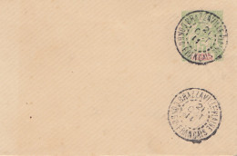 French Colonies: Congo 1911, Small Letter Cancel Brazzaville - Andere & Zonder Classificatie