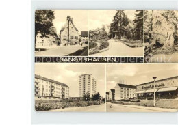 72383678 Sangerhausen Suedharz Marktplatz Hochhaus Suedsiedlung Sangerhausen - Sangerhausen