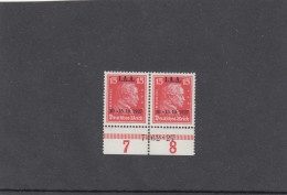 Deutsches Reich: MiNr. 408, HAN Nummer, Postfrisch, Waagr. Paar - Unused Stamps