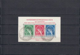 Berlin: Block 1, Sonderstempel, Ersttag, BPP Attest - Used Stamps