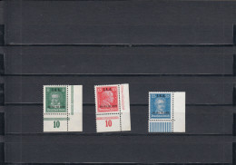 Deutsches Reich: MiNr. 407-409, Postfrisch, Eckrand - Unused Stamps