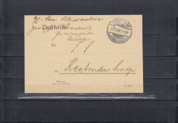 DSWA 1908: Swakopmund, Portofreie Postkarte An Zeitungsstelle Keetmanshoop - África Del Sudoeste Alemana