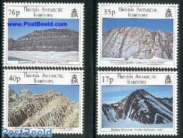 British Antarctica 1995 Geologic Formations 4v, Mint NH, History - Geology - Autres & Non Classés