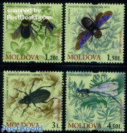 Moldova 2009 Insects 4v, Mint NH, Nature - Animals (others & Mixed) - Bees - Insects - Other & Unclassified