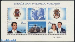 Spain 2004 Espana, Monarchy S/s The Corners Are Usually Affected, Mint NH, History - Coat Of Arms - Kings & Queens (Ro.. - Nuevos