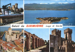 72383585 Sirmione Lago Di Garda Brunnen Schloss  Arci Sirmione Lago Di Garda - Sonstige & Ohne Zuordnung