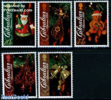 Gibraltar 2009 Christmas 5v, Mint NH, Religion - Various - Christmas - Teddy Bears - Toys & Children's Games - Navidad