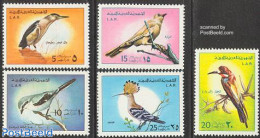Libya Kingdom 1976 Birds 5v, Mint NH, Nature - Birds - Other & Unclassified