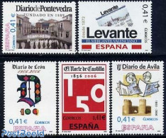 Spain 2006 Newspapers 5v, Mint NH, History - Newspapers & Journalism - Ongebruikt