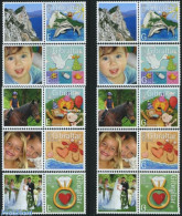 Gibraltar 2007 Your Own Stamps 10v+tabs (tabs May Vary), Mint NH, Nature - Various - Sea Mammals - Greetings & Wishing.. - Gibraltar