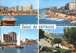 72383534 Cattolica Rimini Strand Spiaggia Segelboote  - Other & Unclassified