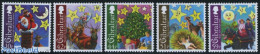 Gibraltar 2008 Christmas 5v, Mint NH, Nature - Religion - Animals (others & Mixed) - Horses - Christmas - Weihnachten