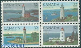 Canada 1984 Lighthouses 4v [+] Or [:::], Mint NH, Transport - Various - Ships And Boats - Lighthouses & Safety At Sea - Unused Stamps