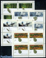 Canada 1990 Forests 4 M/s, Mint NH, Nature - Trees & Forests - Ongebruikt
