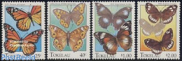 Tokelau Islands 1995 Butterflies 4v, Mint NH, Nature - Butterflies - Tokelau