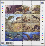 Malta 2004 Animals 16v M/s, Mint NH, Nature - Animals (others & Mixed) - Bats - Hedgehog - Reptiles - Sea Mammals - Sn.. - Malta