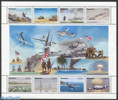 Tanzania 1995 End Of World War II 8v M/s, Mint NH, History - Science - Transport - Militarism - World War II - Atom Us.. - Militaria