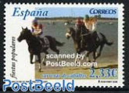 Spain 2006 Horse Festival 1v, Mint NH, Nature - Transport - Horses - Ships And Boats - Nuovi