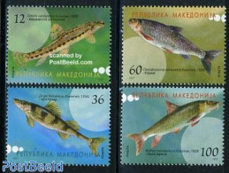 North Macedonia 2007 Fish 4v, Mint NH, Nature - Animals (others & Mixed) - Fish - Poissons