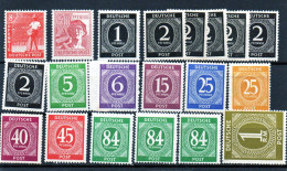 Allemagne Lot 5. Lot 20 Neufs Sans Charnière Zone AAS - Mint