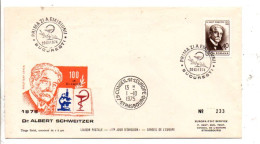 ROUMANIE FDC 1974 DOCTEUR SCHWEITZER 1975 - Medicina