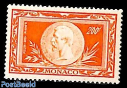 Monaco 1949 200F, Stamp Out Of Set, Mint NH, Various - Money On Stamps - Ongebruikt