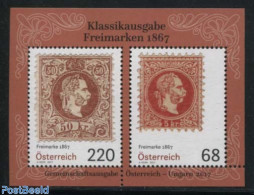 Austria 2017 Stamps Of 1867 S/s, Mint NH, Philately - Stamps On Stamps - Nuovi