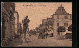 AK Elsterwerda, Passanten In Der Bahnhofstrasse  - Elsterwerda