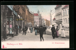 AK Harburg A. D. Elbe, Iste Wilstorferstrasse Mit Geschäften  - Harburg